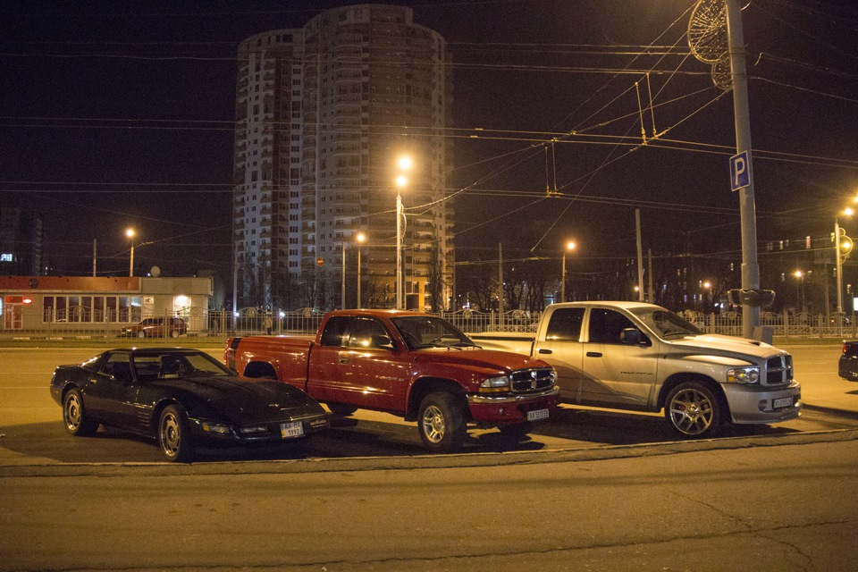 Покатушки 07.03.14 Ram SRT10, Corvette 2