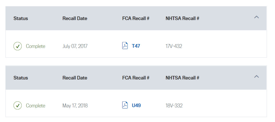 recalls пройдено успішно 1