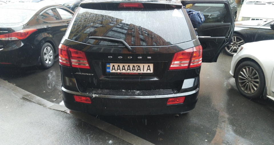 Задні крафтові ПТФ на Dodge Journey 3