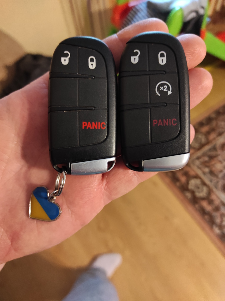 Прив'язка другого ключа Fobik з автозапуском, а також парні частоти 1