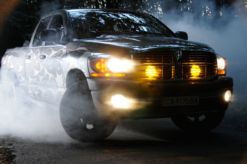 Бурнути на Dodge Ram 4