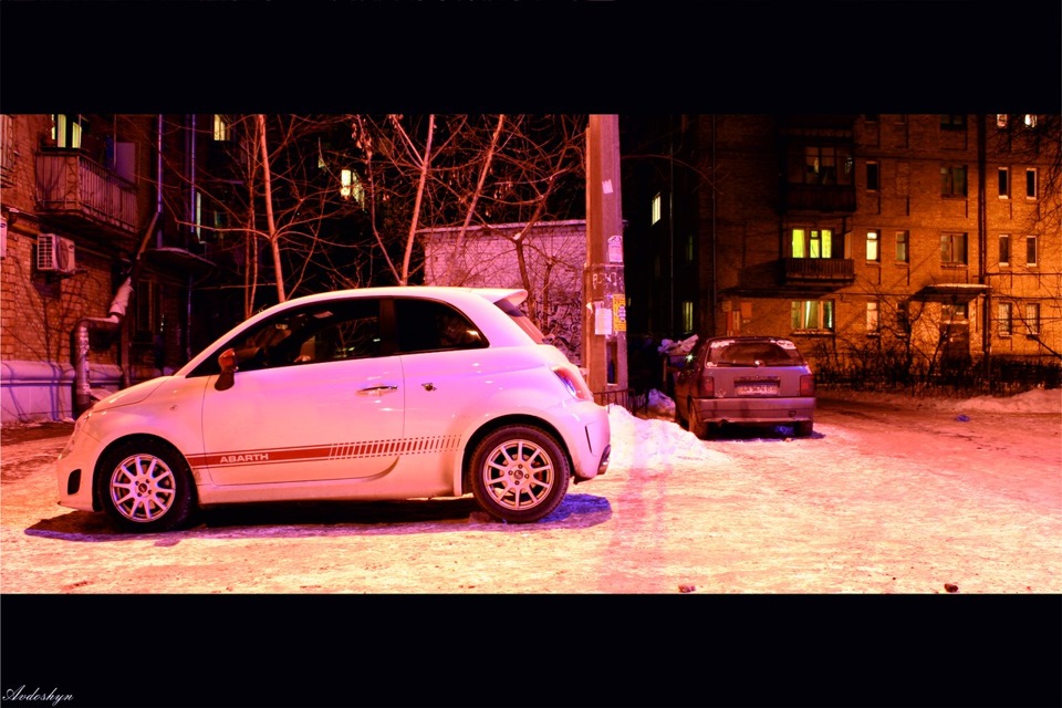 Abarth500 вночі 3