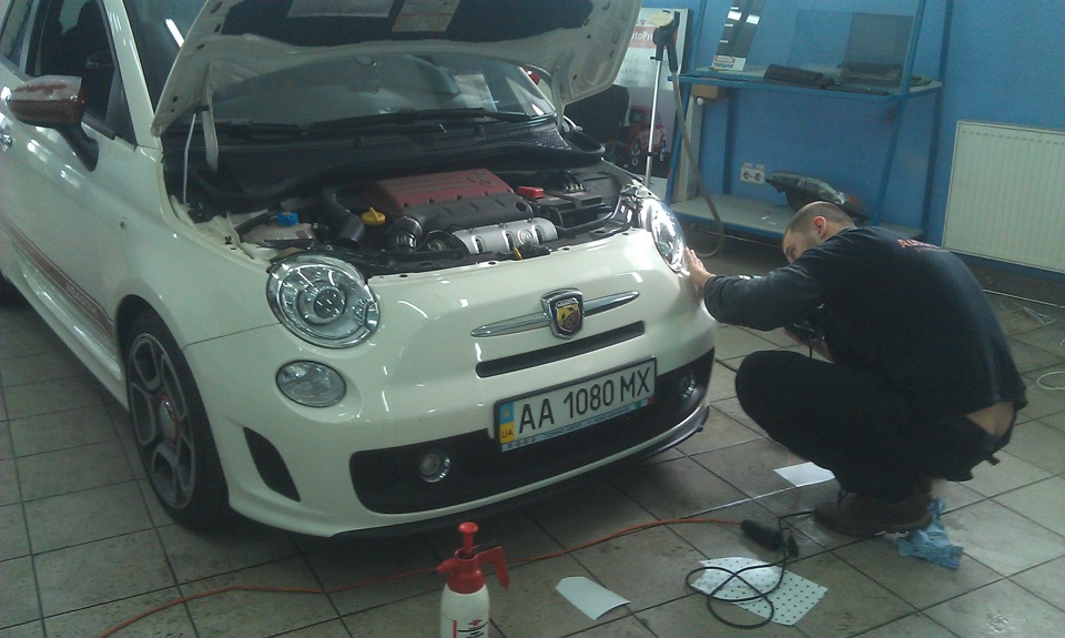 Защита кузова Abarth500 2