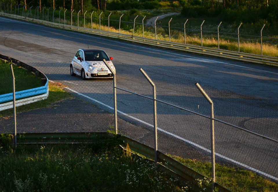 Новий рекорд ABARTH 500 на малому кільці СК Чайка ! 2