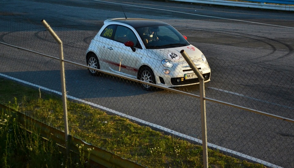 Новий рекорд ABARTH 500 на малому кільці СК Чайка ! 3