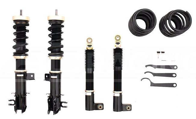 BC Racing BR Series Coilovers & PowerFlex Black 1