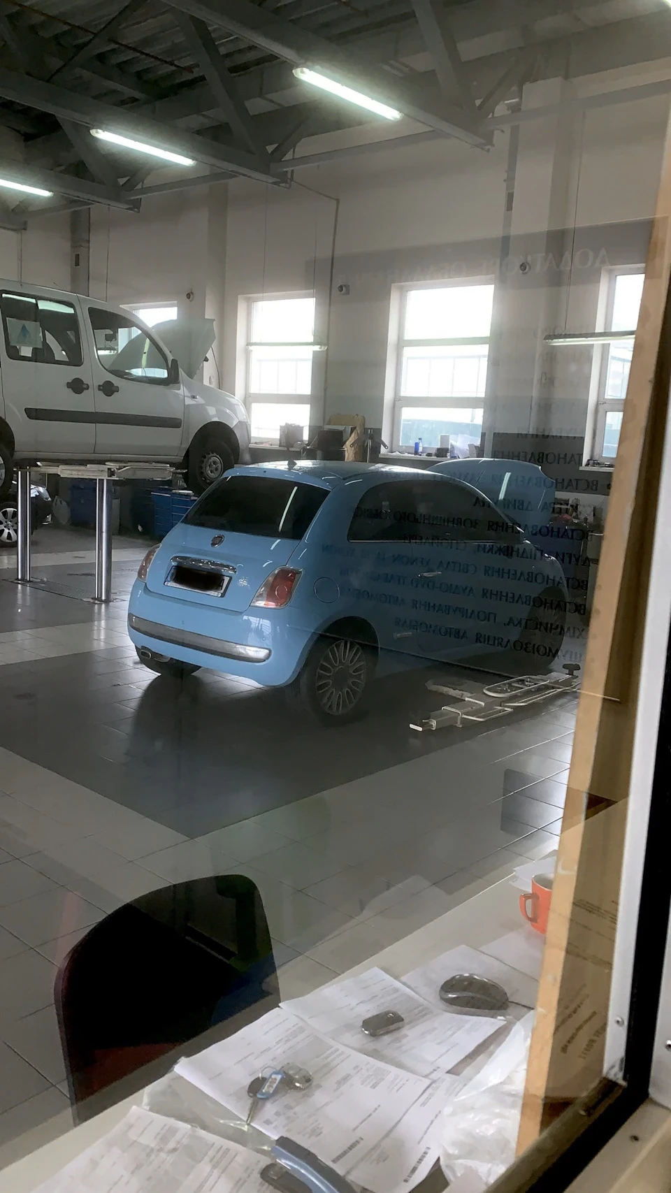 Заміна мастила в роботі + адаптація