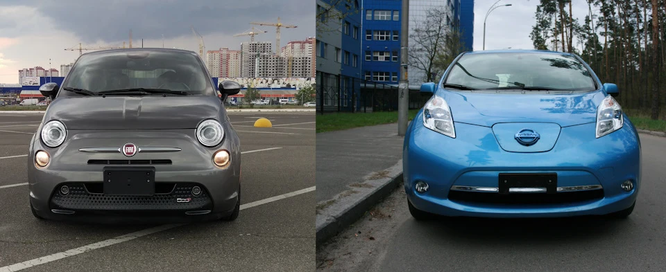 FIAT 500E VS NISSAN LEAF
