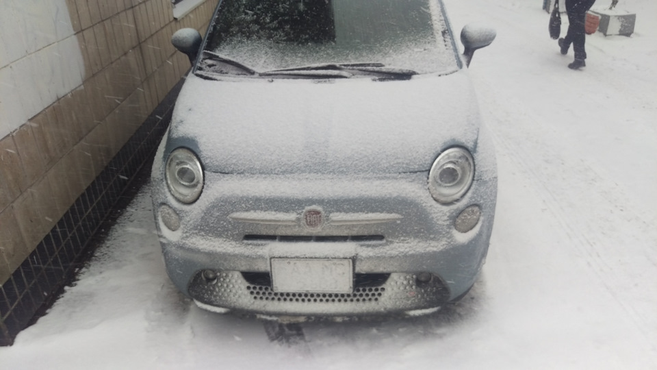 Fiat 500e Запас ходу Літо-Зима 4