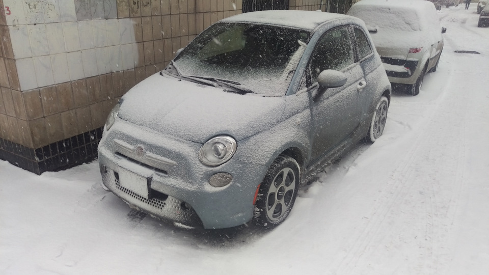 Fiat 500e Запас ходу Літо-Зима 3