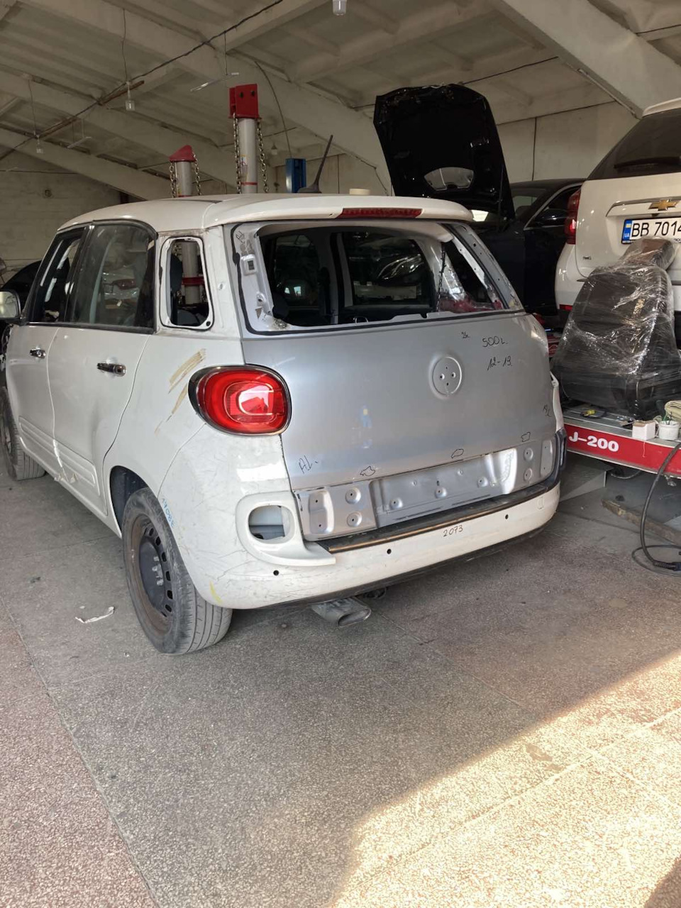 Як я вирішила купити FIAT 500L з американського аукціону. Ремонт на другому СТО. Частина 4 2