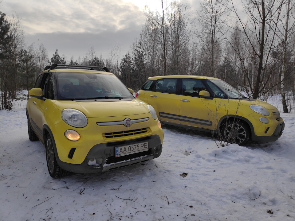 Казкова зима і грязнули Fiat 500Lt 2