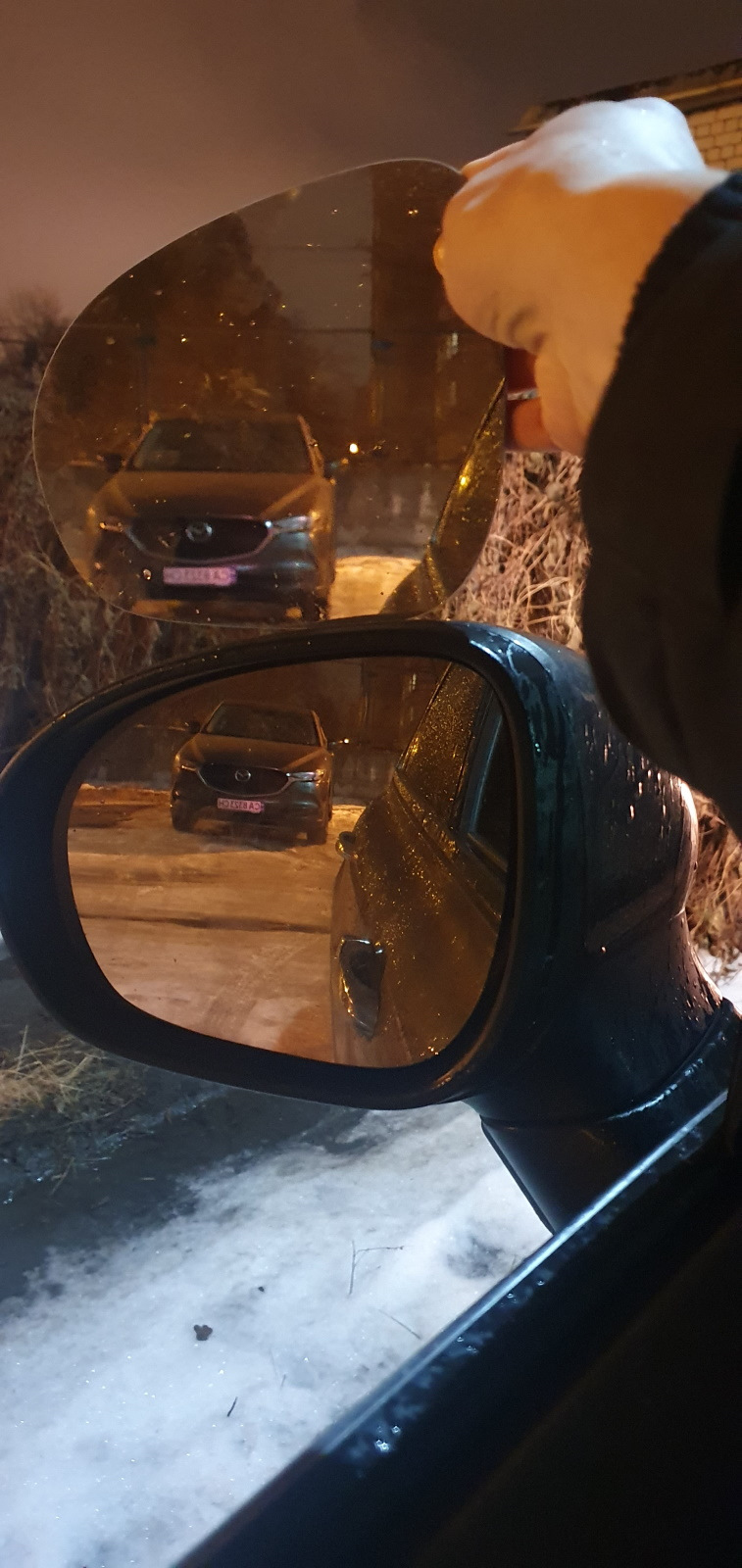 Заміна дзеркала з контролем сліпих зон на європейське. 2