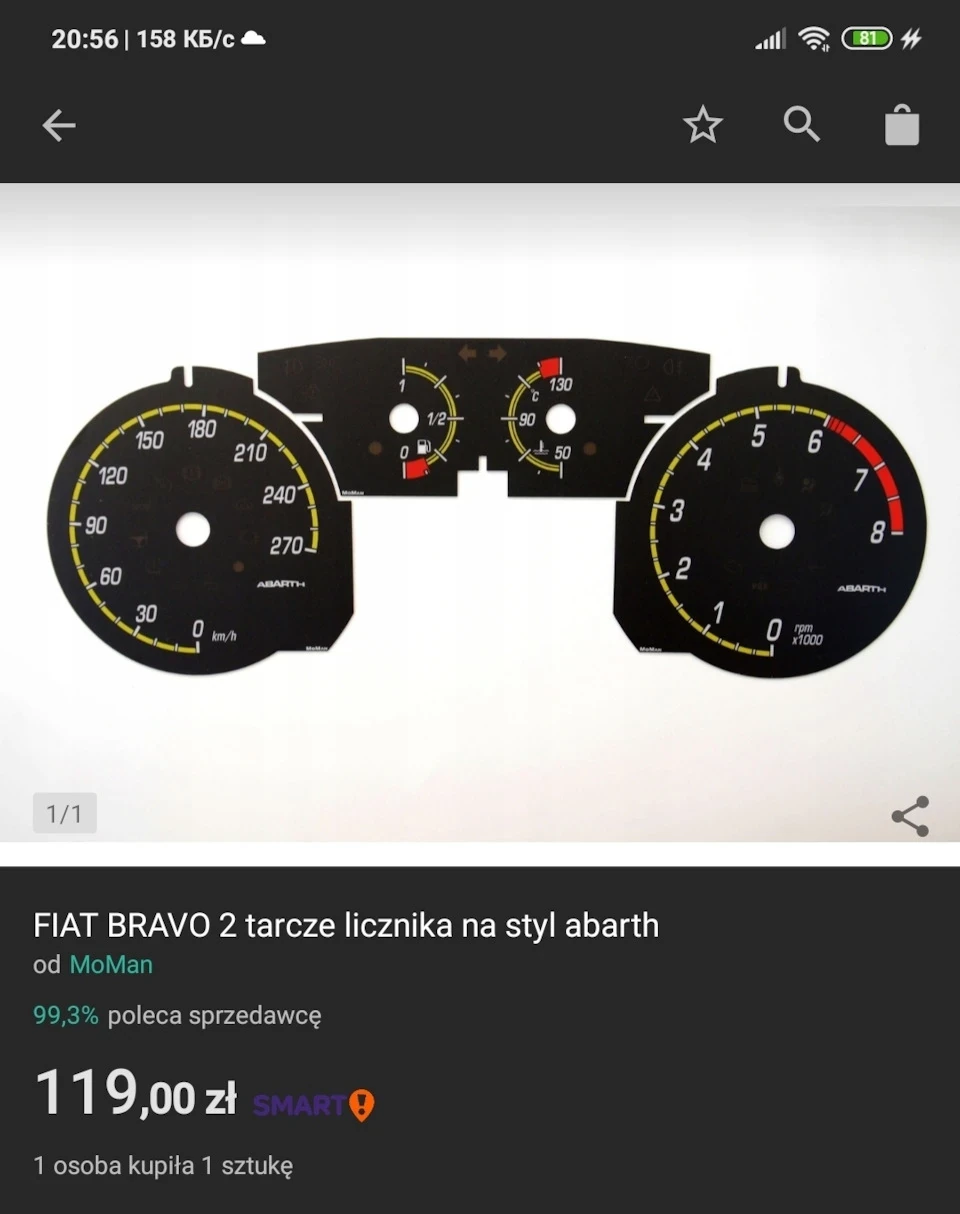 Приборкання Abarth для Fiat Bravo