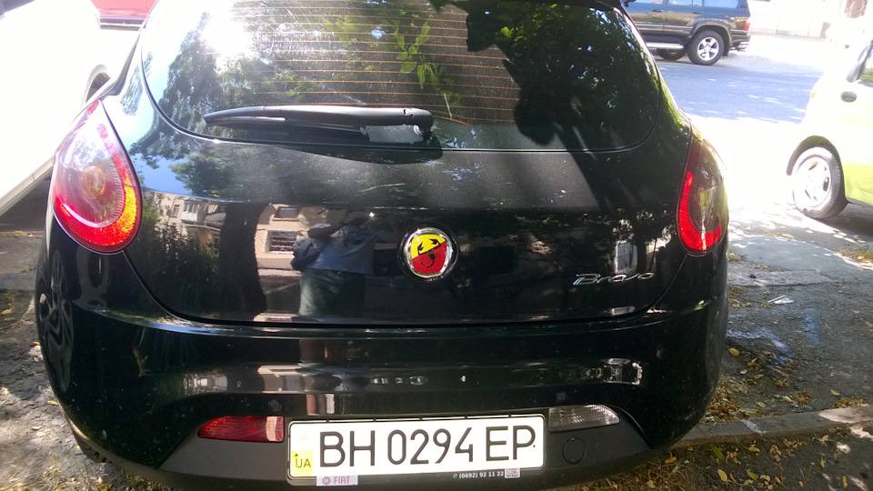 Abarth наклейка 4