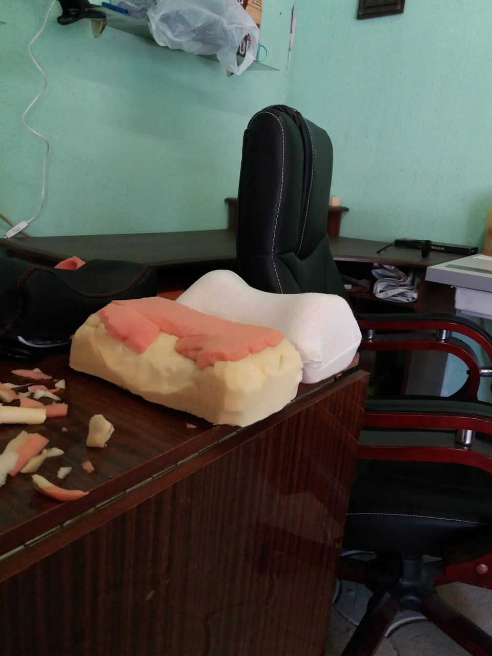 подголовник из мусора! 3