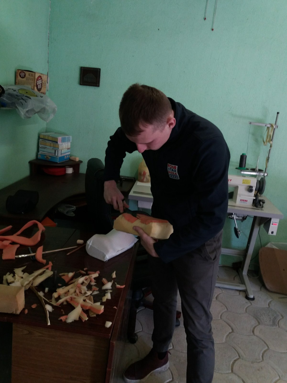 подголовник из мусора! 2