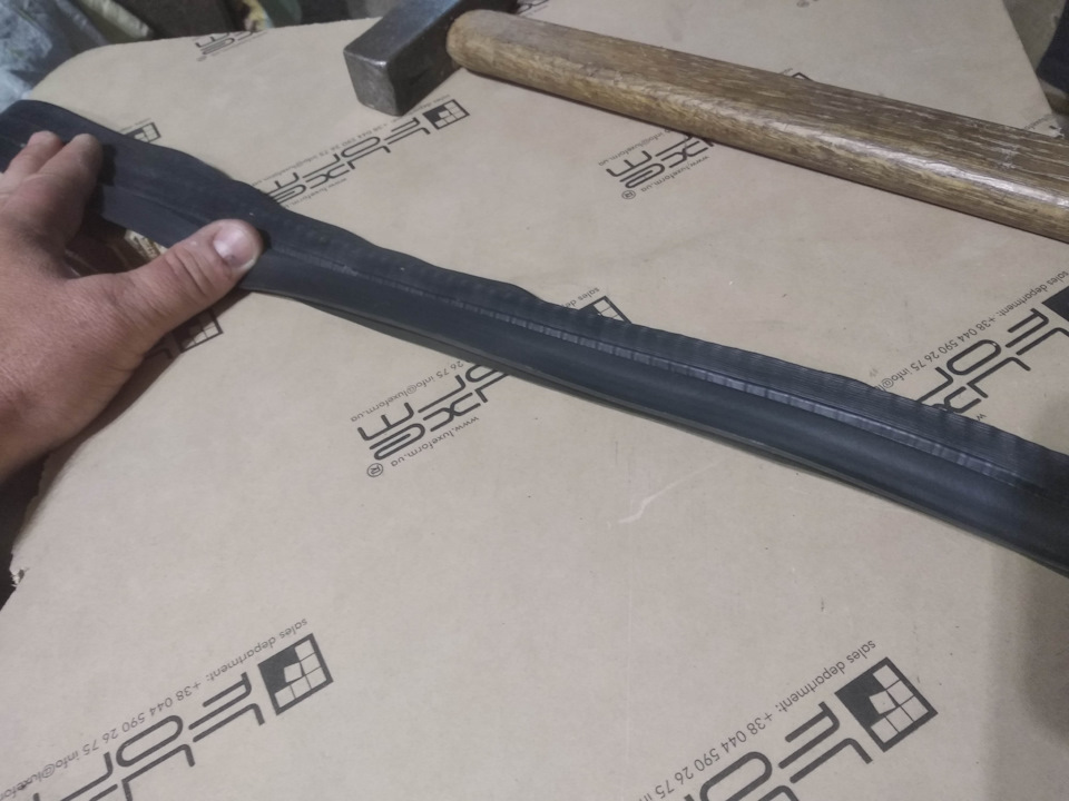 Fiat DOBLO нижні ущільнювачі передніх дверей Hand-Made а-ля — стоковий комплект Dust Zone kit 4