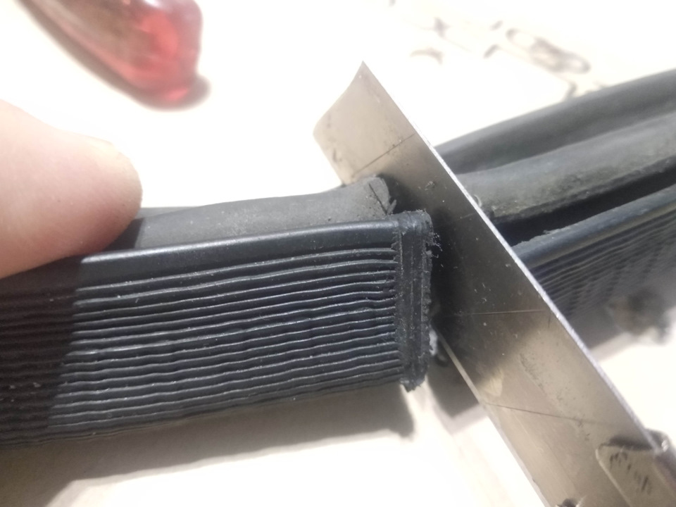 Fiat DOBLO ущільнювач капота Hand-Made а-ля — стоковий комплект Dust Zone kit 5