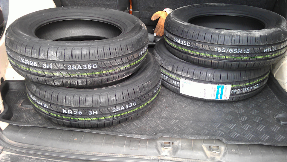 Літні тапки KUMHO SENSE KR26 185/65R15 88H для Doblo 4