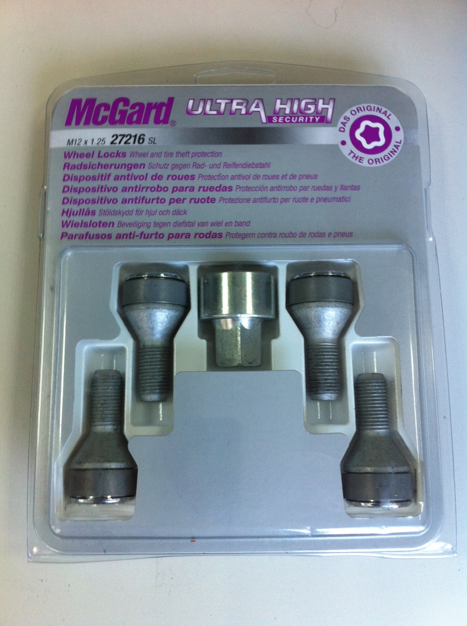 Секретки McGard 27216SL 1