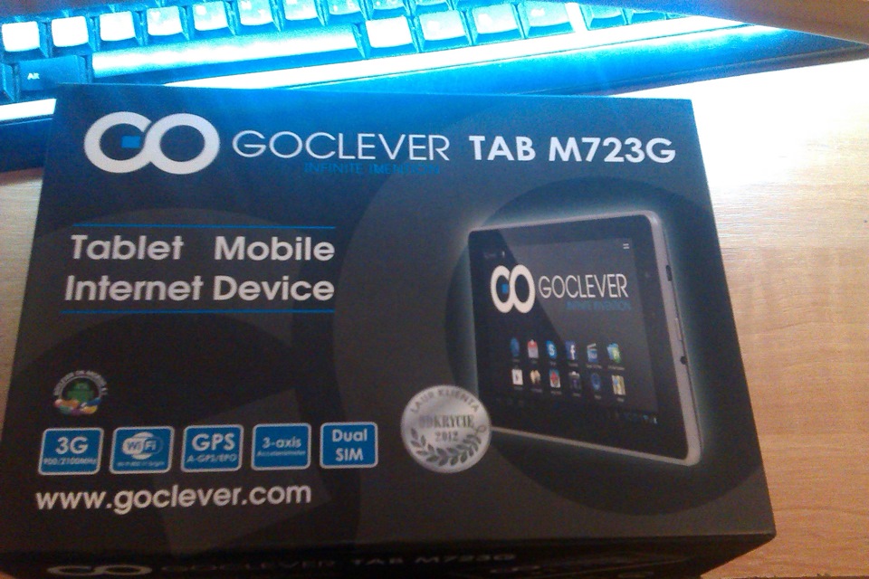 Встановив планшет GoClever TAB M723G 1
