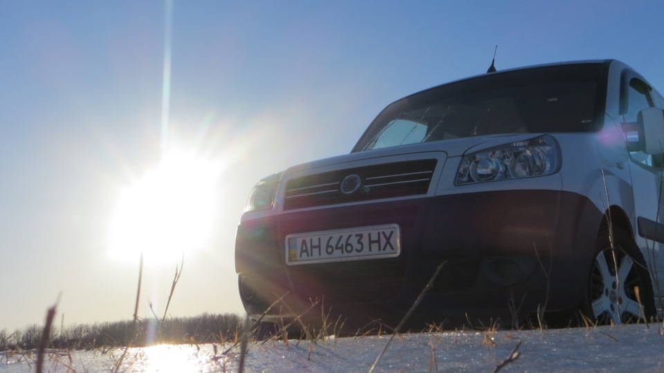 FIAT Doblo 1.3 Турбо Покотушки по крижаному снігу на шипах. 3