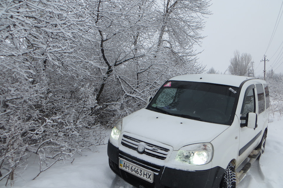 Красуня зима і Fiat. 2
