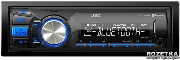 Автомагнітола JVC KD-X250BTEE 1