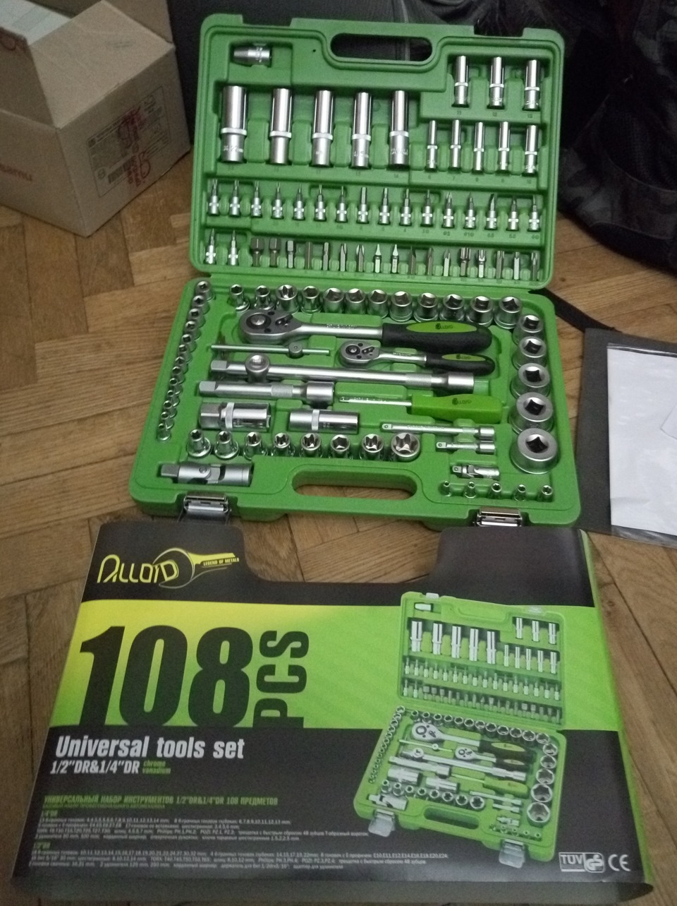 Набір інструментів Alloid 1/2 та 1/4 108 предметів 1