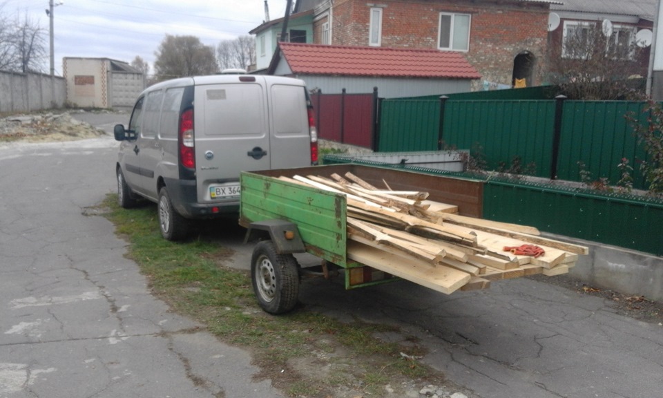 У перші в Україні Fiat тягнув причіп 1