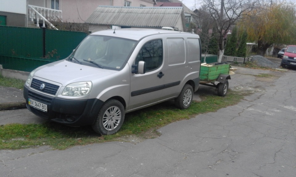 У перші в Україні Fiat тягнув причіп 2