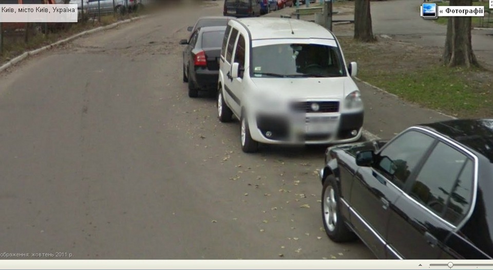 Doblo на Google Street View!))) 2