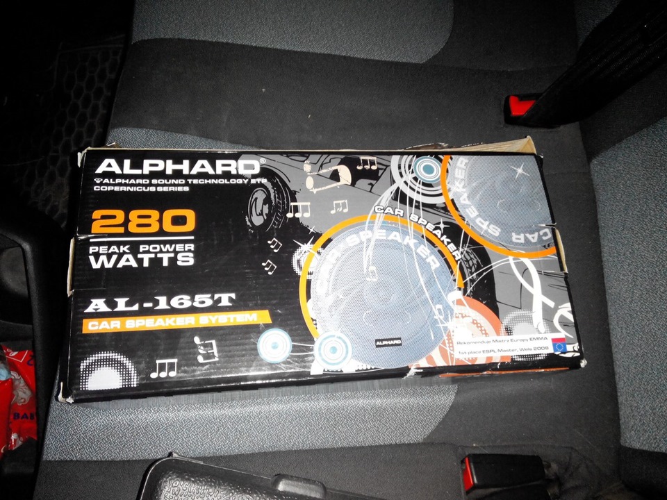 Alphard AL165T на фронт 1