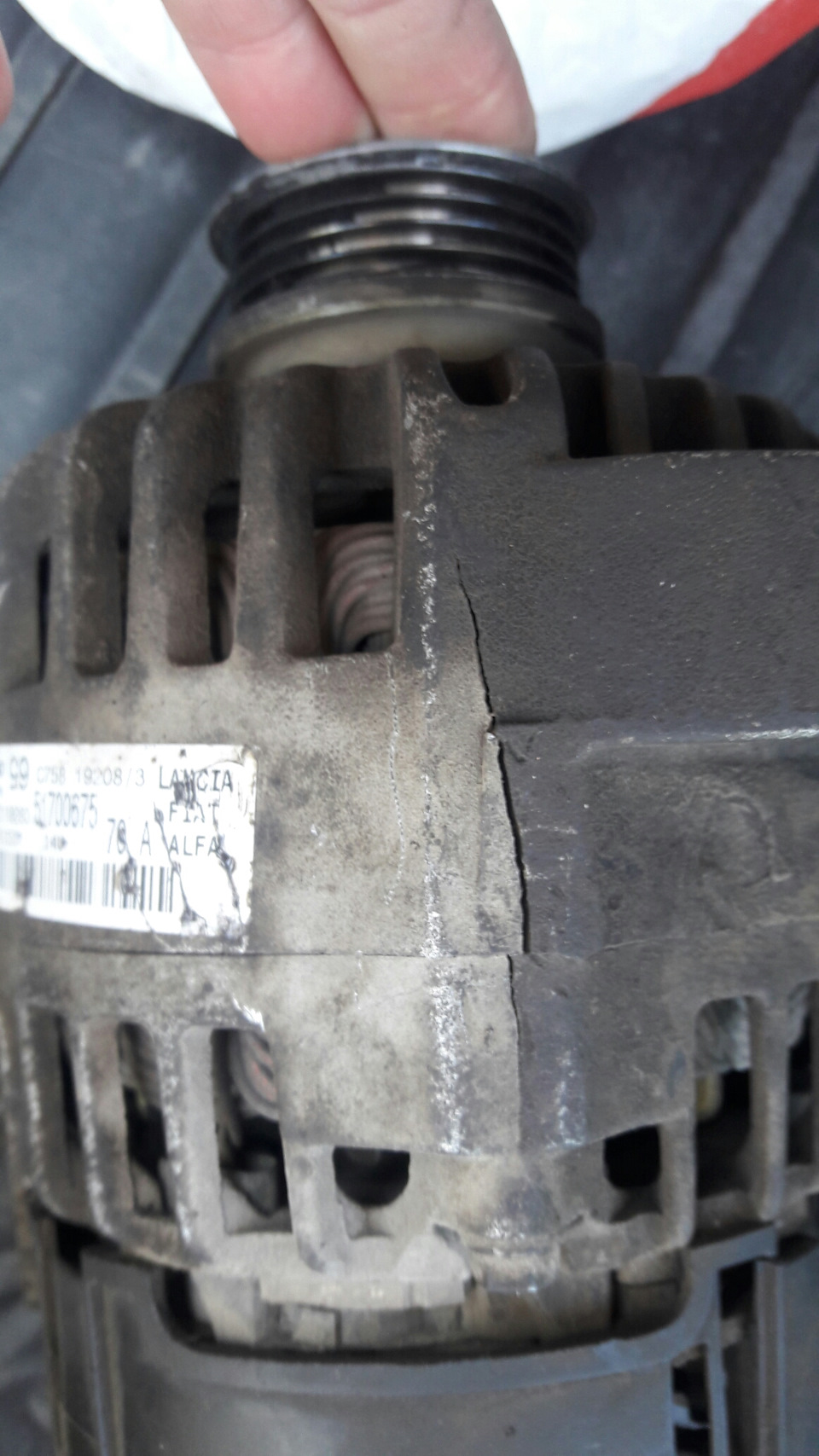 Генератор Добло 1,4, хвороба Denso 51700675 2