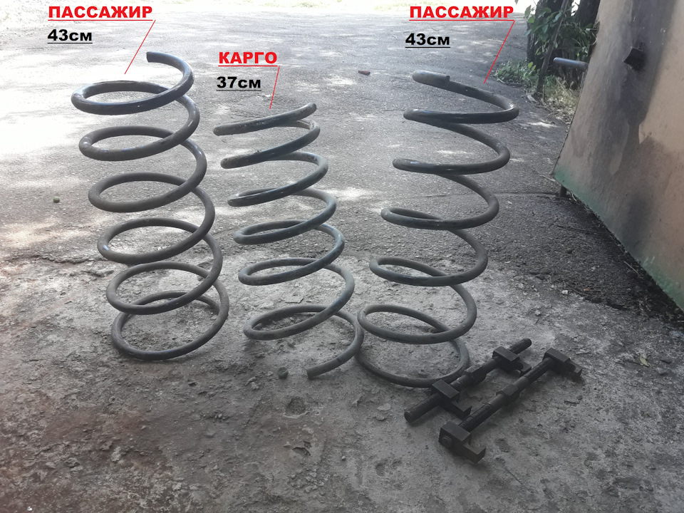 Різниця амортизаторів Карго та Пасажир Фіат Добло 2