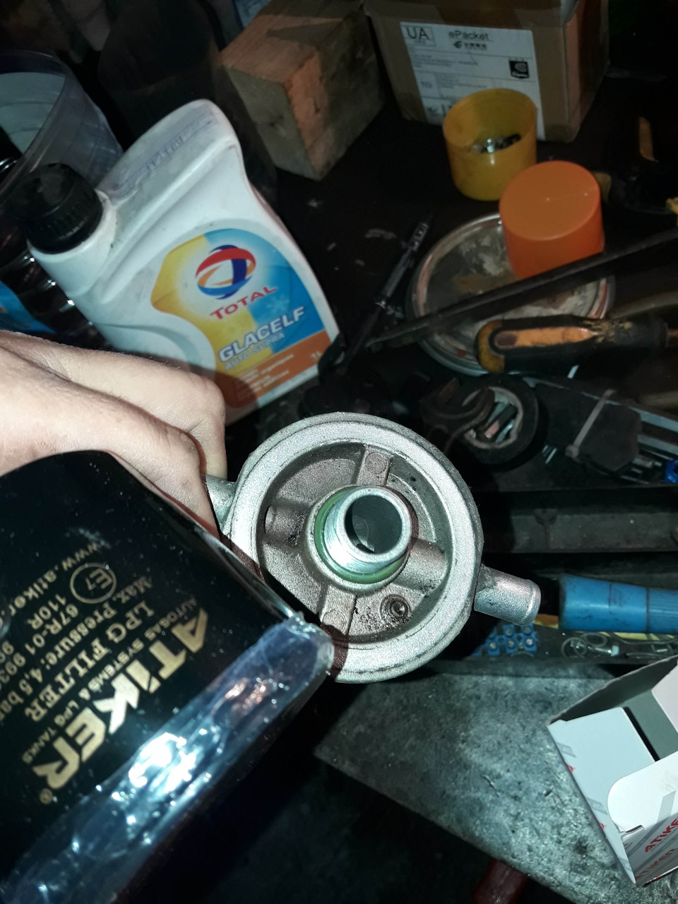 Заміна газового фільтра АТИКЕР 3
