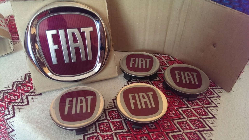 Ковпачки Fiat в титані 3