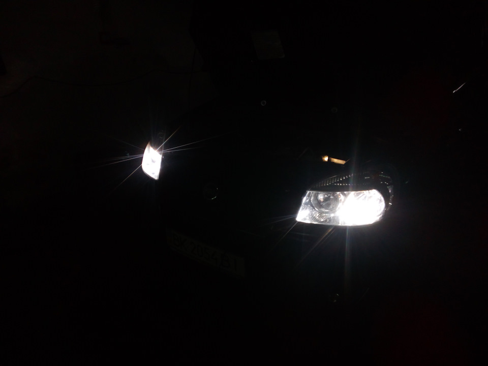 Встановивши Led лампи у ближнє світло 3