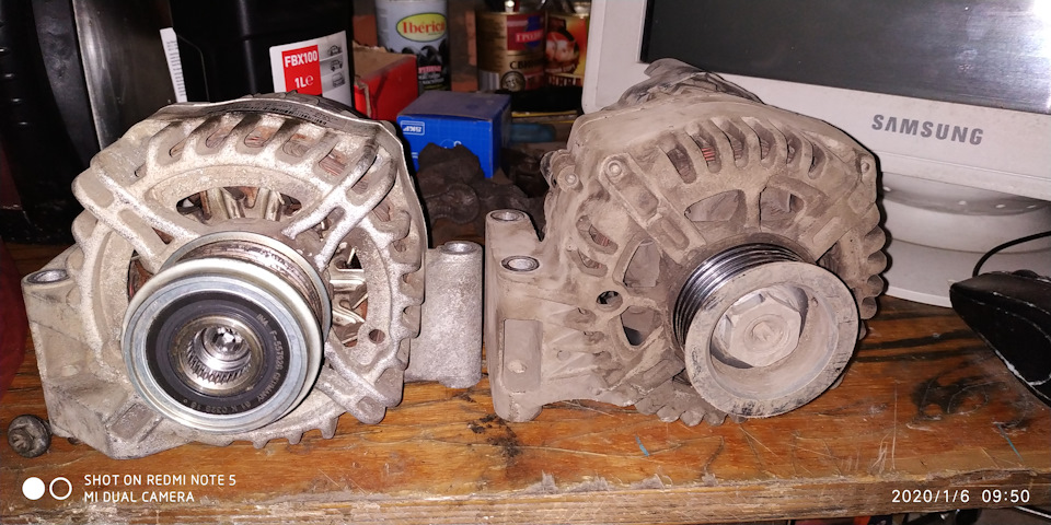 Заміна генератора 75A на 120A 2