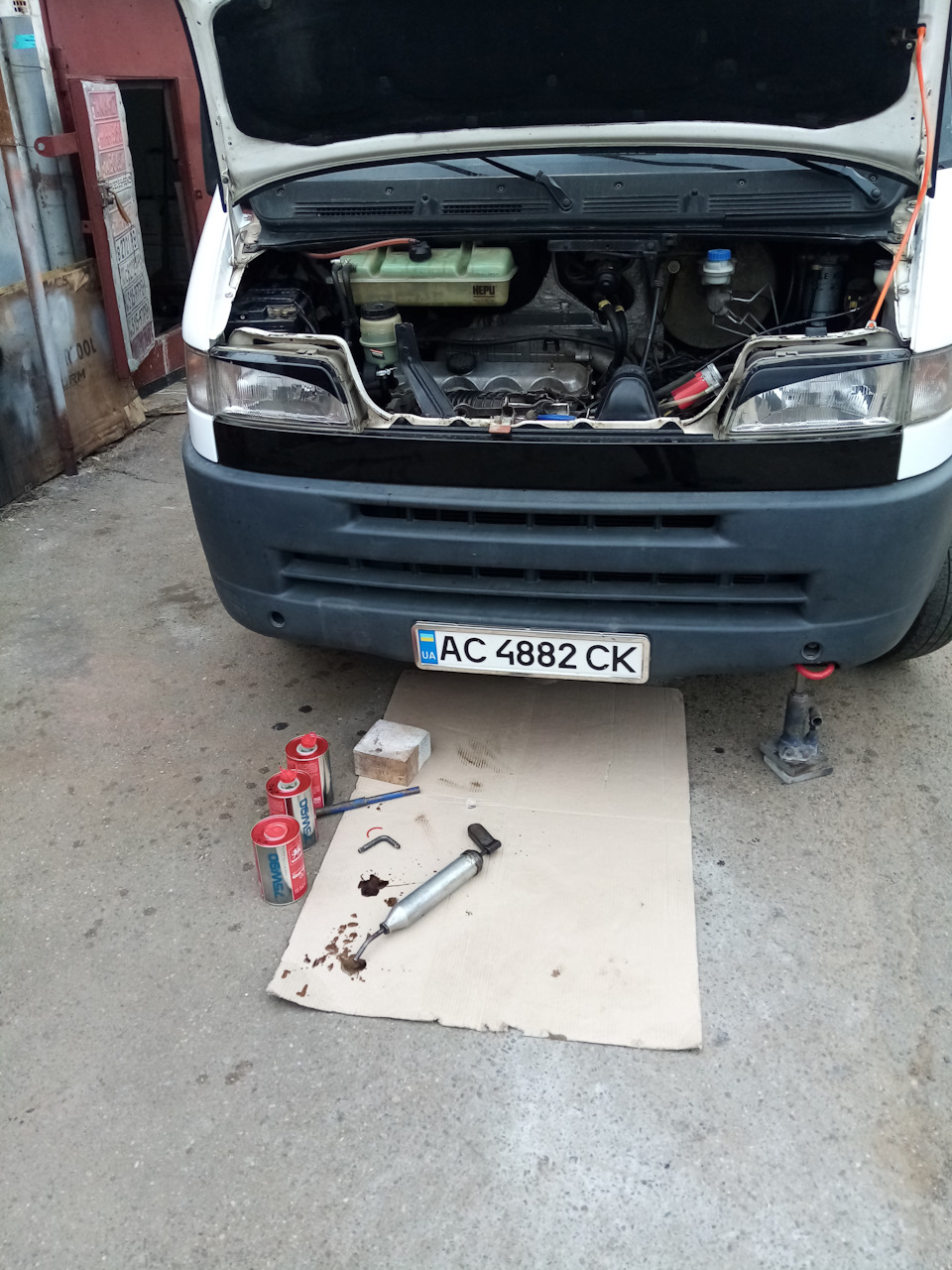 заміна мастила в кпп fiat ducato 2
