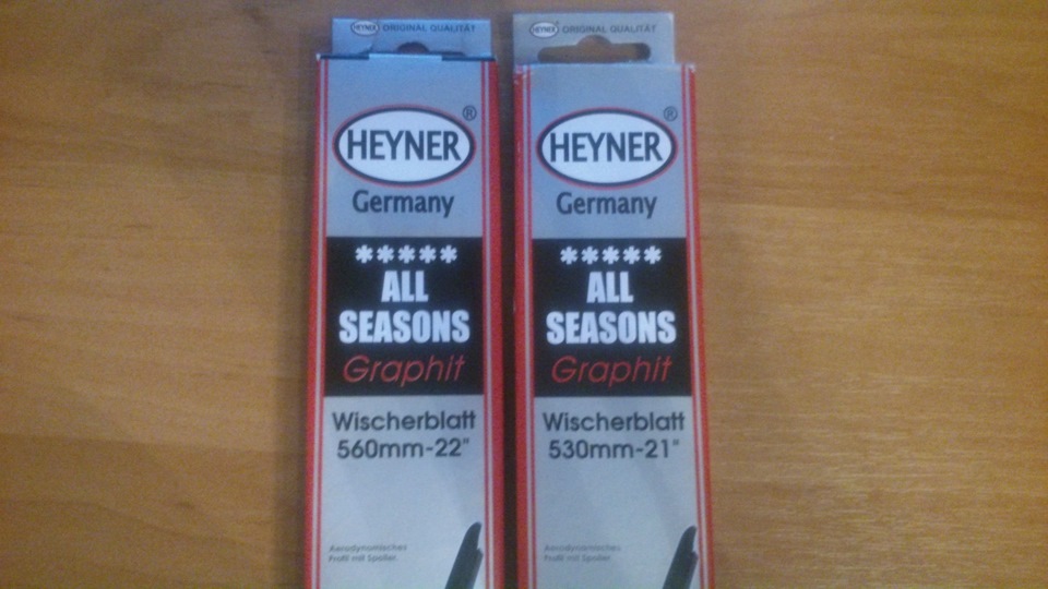 Бескаркасні щітки склоочисника Heyner All Seasons Graphit 2