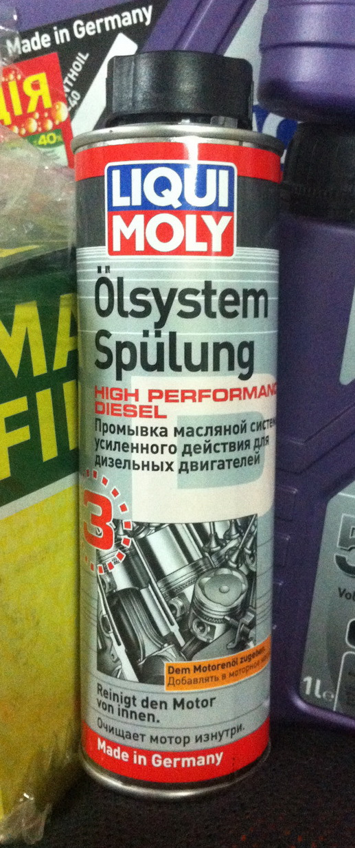 Планове обслуговування двигуна Sofim 2.5TDI: заміна мастила, LiquiMoly 5W-40 Diesel Synthoil 3