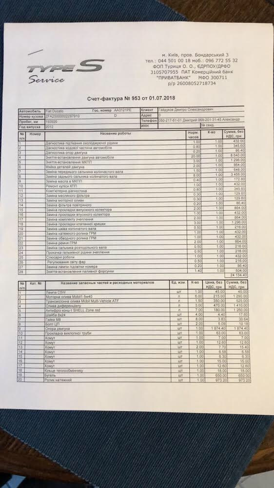 Поїхав на сервіс 1