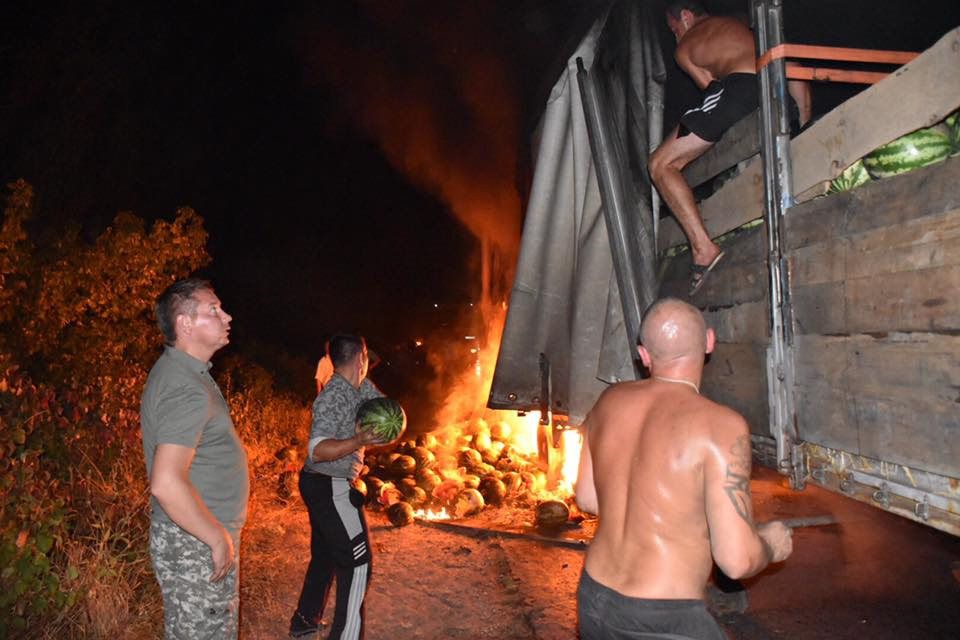 Пожежу загасили кавунами 3