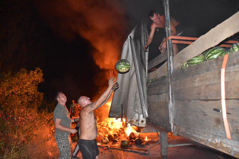 Пожежу загасили кавунами 4