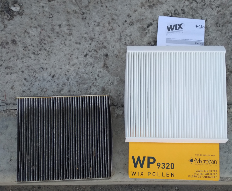 Заміна фільтра салону WIX WP9320 1
