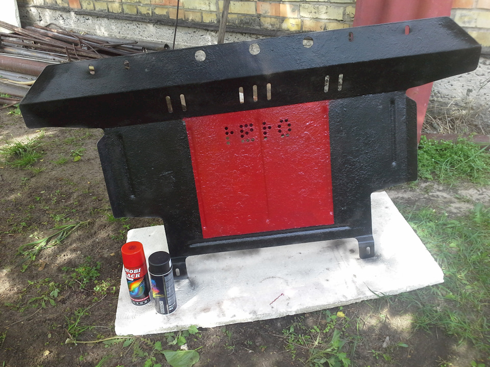 engine splash shield painting))) 1