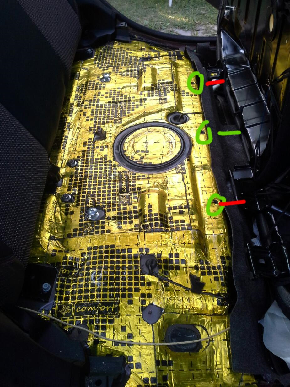 insulation -rear seat part 2