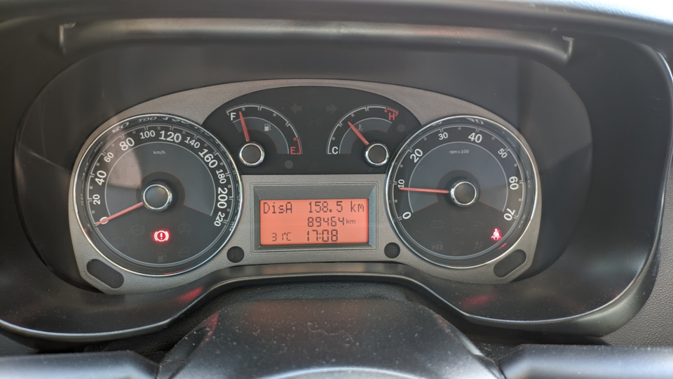 Витрата трасою linea 1.3 дизель на 205/55/r16 4